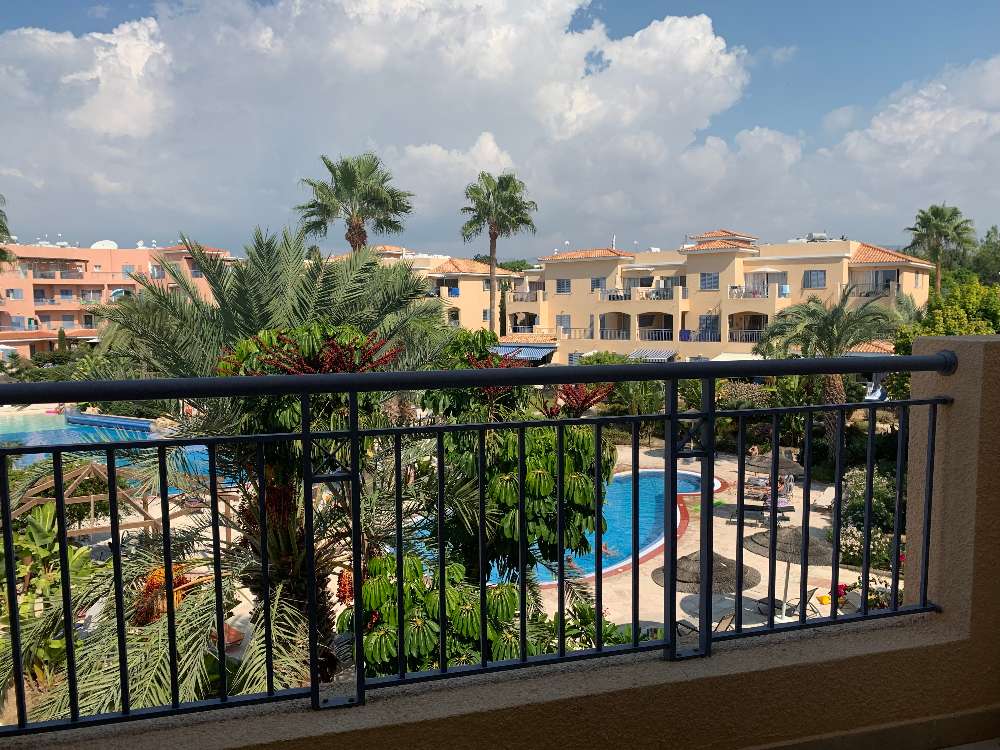 View from inside balcony